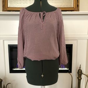 Fred David Lavender Blouse - Size M